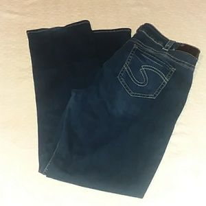 Women's silver Jean's slim boot SZ14/L33